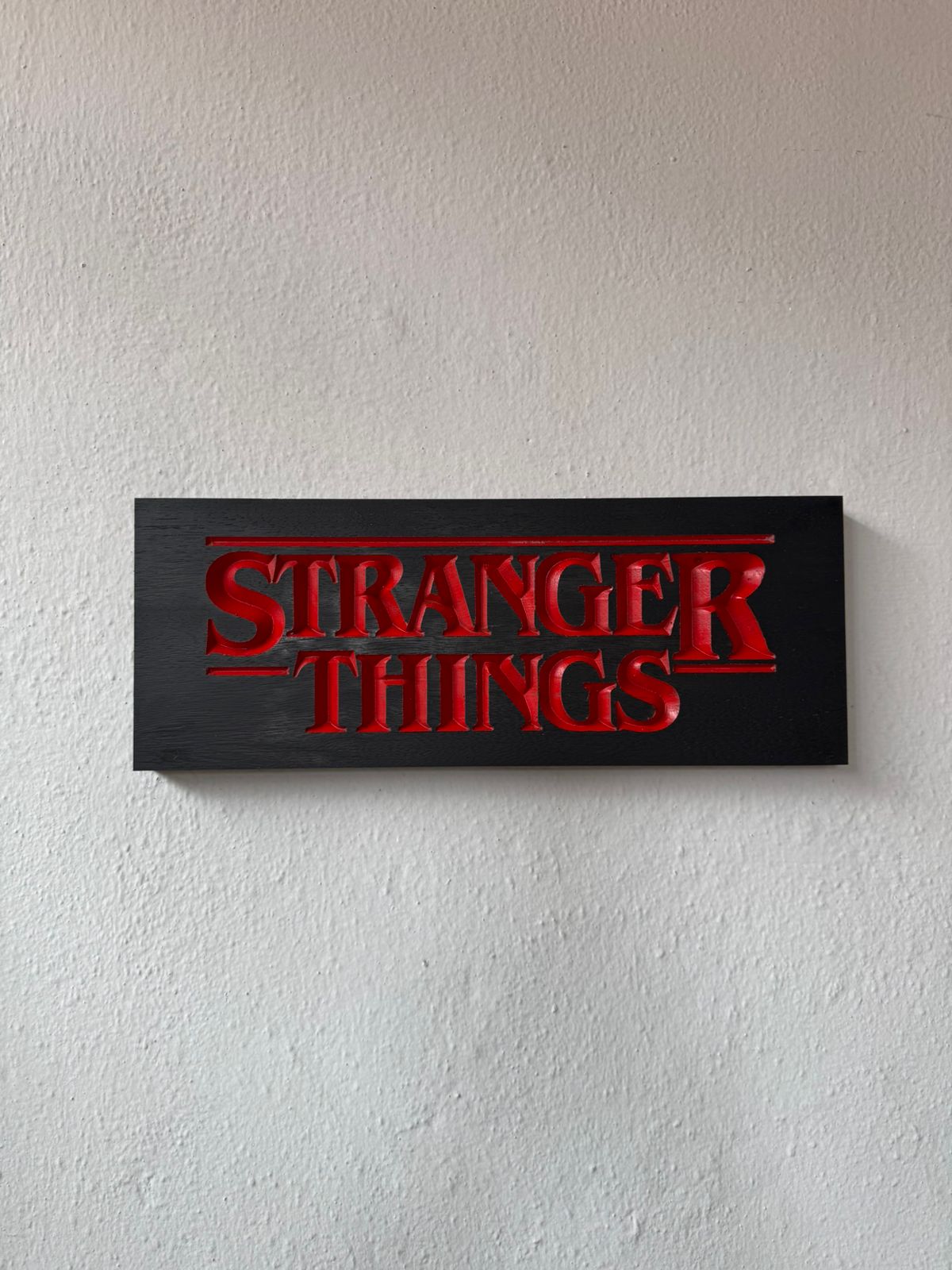 Placa Stranger Things