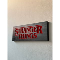 Placa Stranger Things