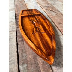 Barca Para Sushi De madeira 40 x 17,5 cm